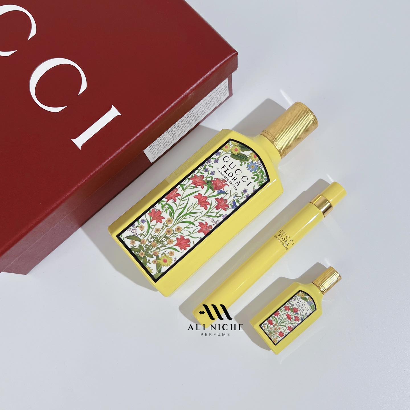 Thumb SET Gucci Flora Gorgeous Orchid EDP 100ml+ 5ml + 10ml 