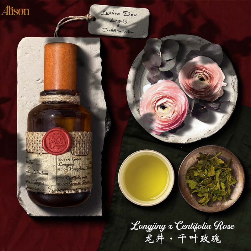 Puritea Tea Rose Lushea Dew (Green Tea & Centifolia Rose) EDP