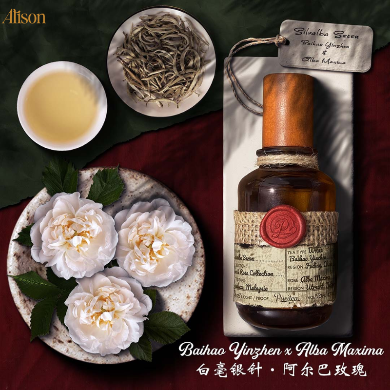 Thumb Puritea Tea Rose Silvalba Seren (White Tea x Alba Maxima) EDP