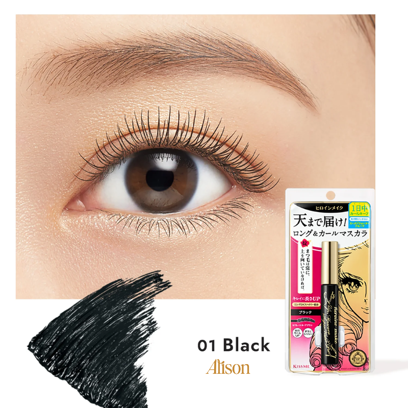 Thumb Mascara Làm Dài Mi KISSME Heroine Make Long Up Super Water Proof