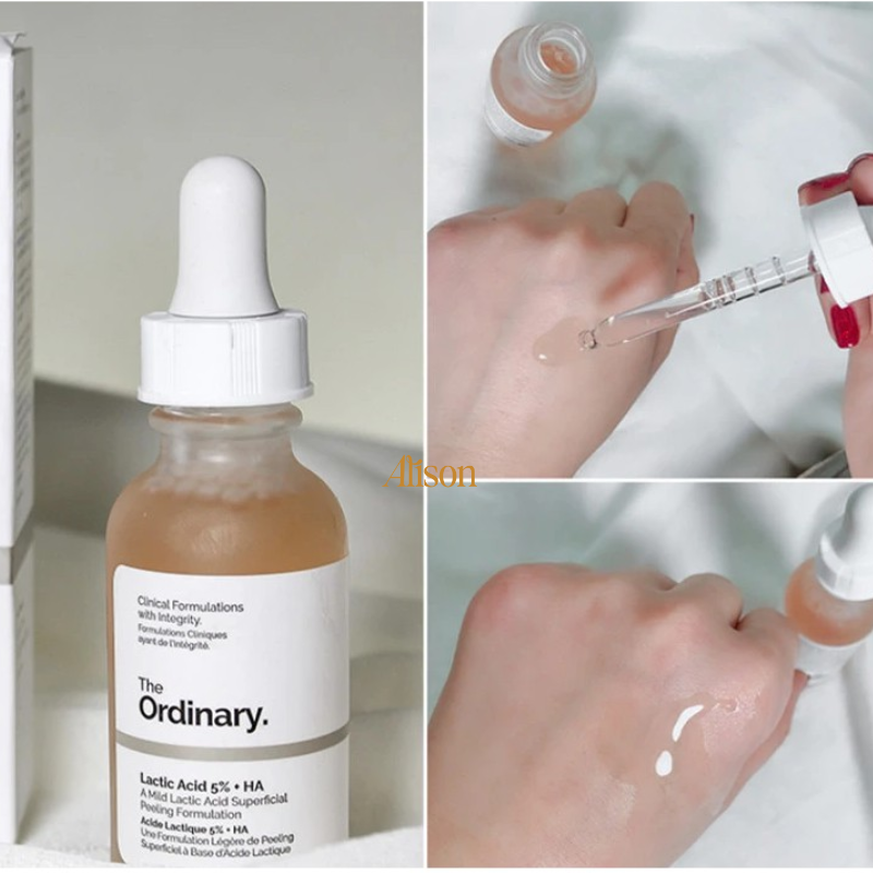 Thumb Tinh chất tẩy tế bào chết & cấp nước The Ordinary Lactic Acid 5% + HA