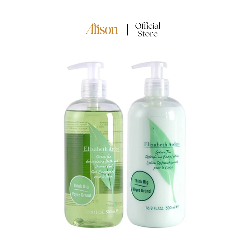 Set Sữa Tắm Và Dưỡng Thể Elizabeth Arden Green Tea Classic Body 500ml x 2