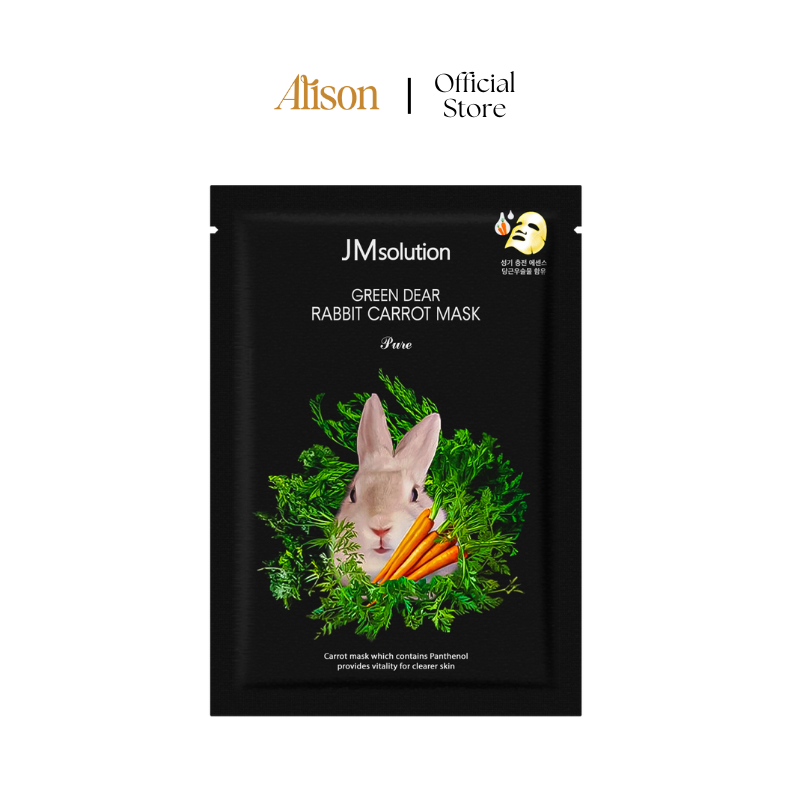 Mặt Nạ Cà Rốt Sáng Da Green Dear Rabbit Carrot Mask