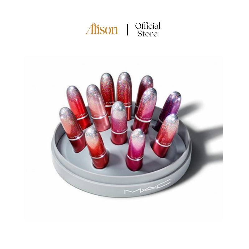 Set 12 Cây Son MAC Surefire Hit Mini Lipstick Kit