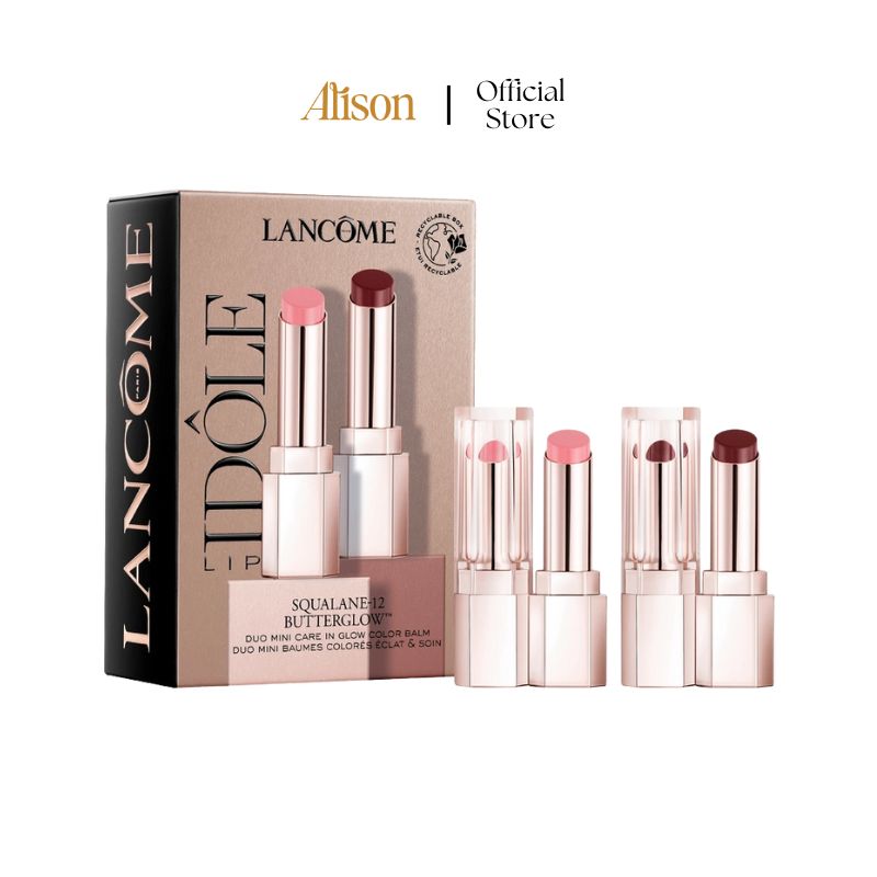 SET Lancôme Idôle Squalane Butterglow màu 10 + 60 mini