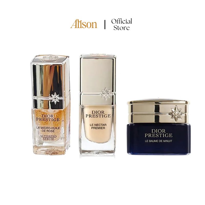 Set Dior Prestige Mini 3 Món (Serum 5ml + Tinh Chất 5ml + Kem Dưỡng 5g)