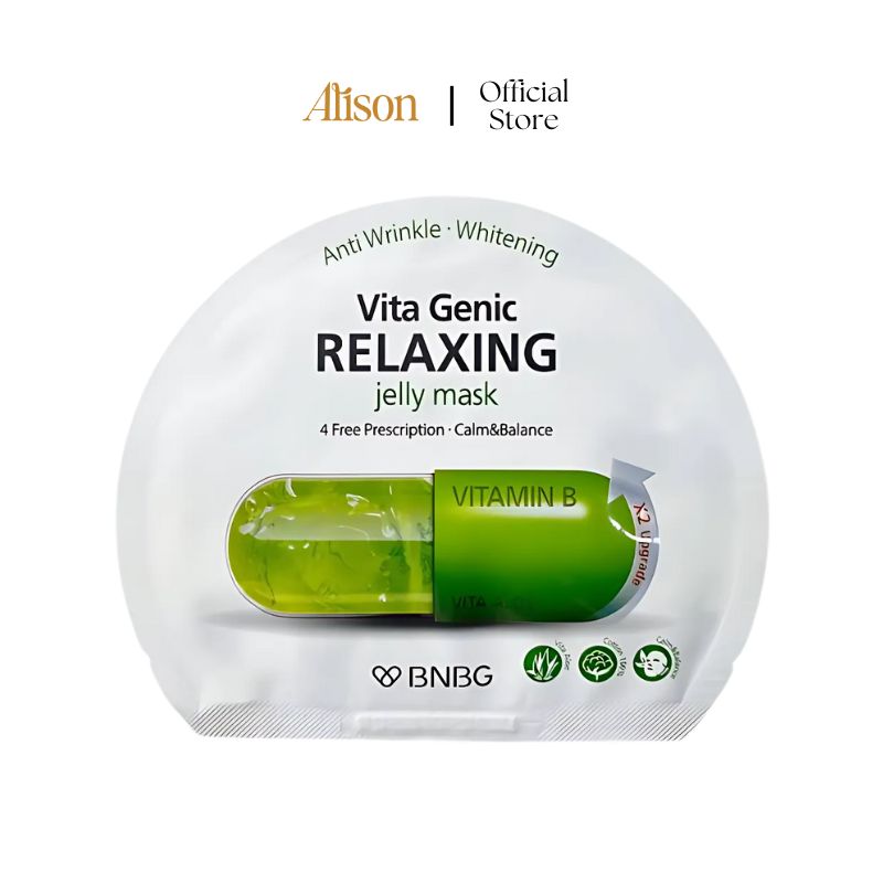 Mặt Nạ Làm Dịu Da BNBG Vita Genic Relaxing Jelly Mask Vitamin B