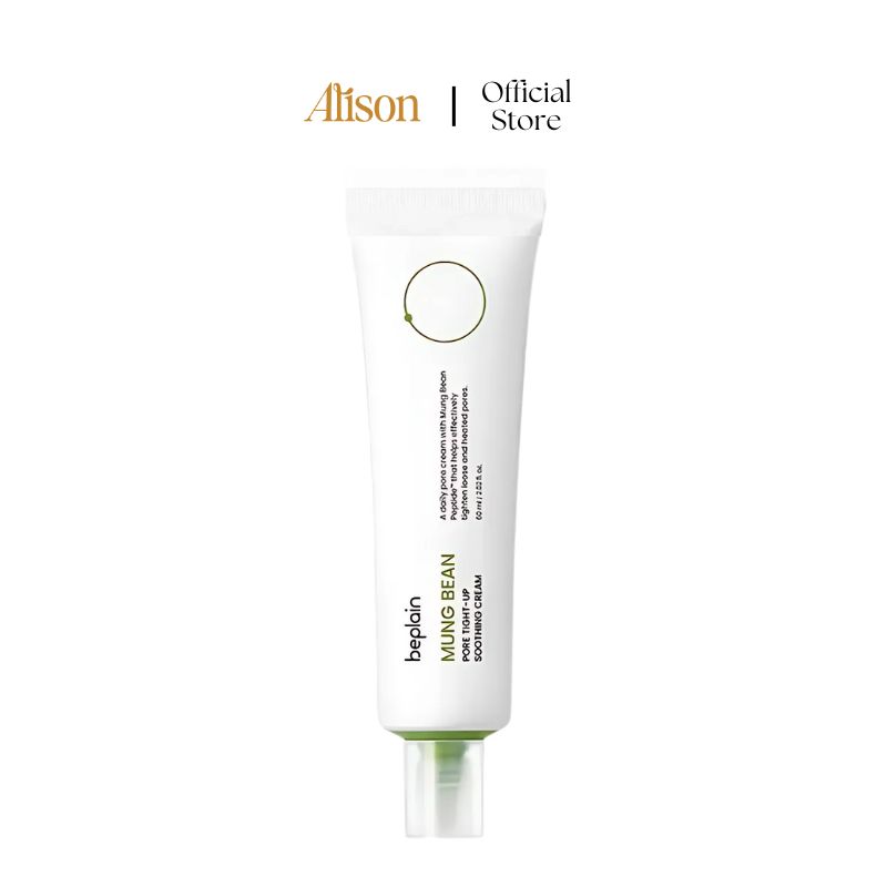 Kem Dưỡng Beplain Mung Bean Pore Tight-Up Soothing Cream