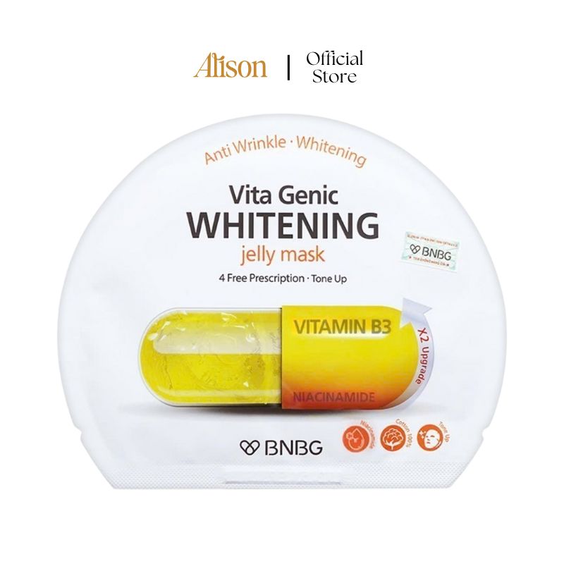 Mặt Nạ Làm Sáng BNBG Vita Genic Whitening Jelly Mask Vitamin B3