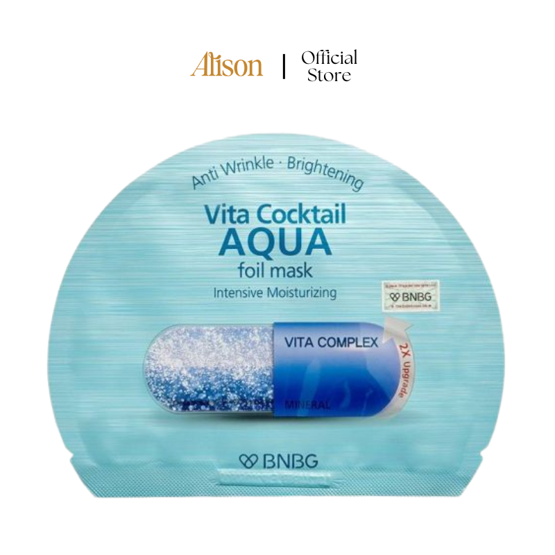 Mặt Nạ Cấp Ẩm Chuyên Sâu BNBG Vita Cocktail Aqua Foil Mask