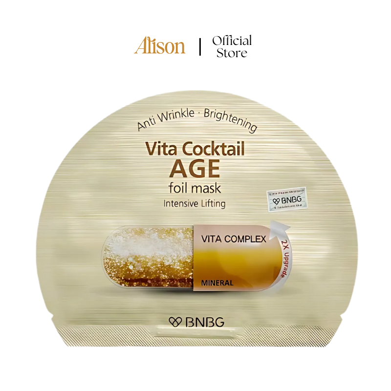 Mặt Nạ Ngăn Ngừa Lão Hóa BNBG Vita Cocktail Age Foil Mask