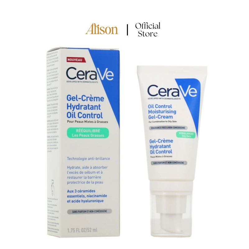 Kem Dưỡng Kiềm Dầu Cerave Oil Control Moisturising Gel Cream