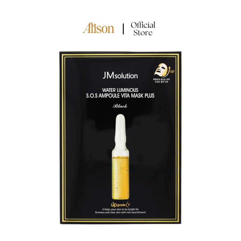Mặt Nạ JM Solution Water Luminous S.O.S Ampoule Vita Mask Black