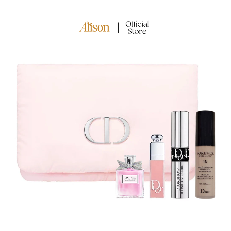 SET Dior Túi Hồng 4 Món 