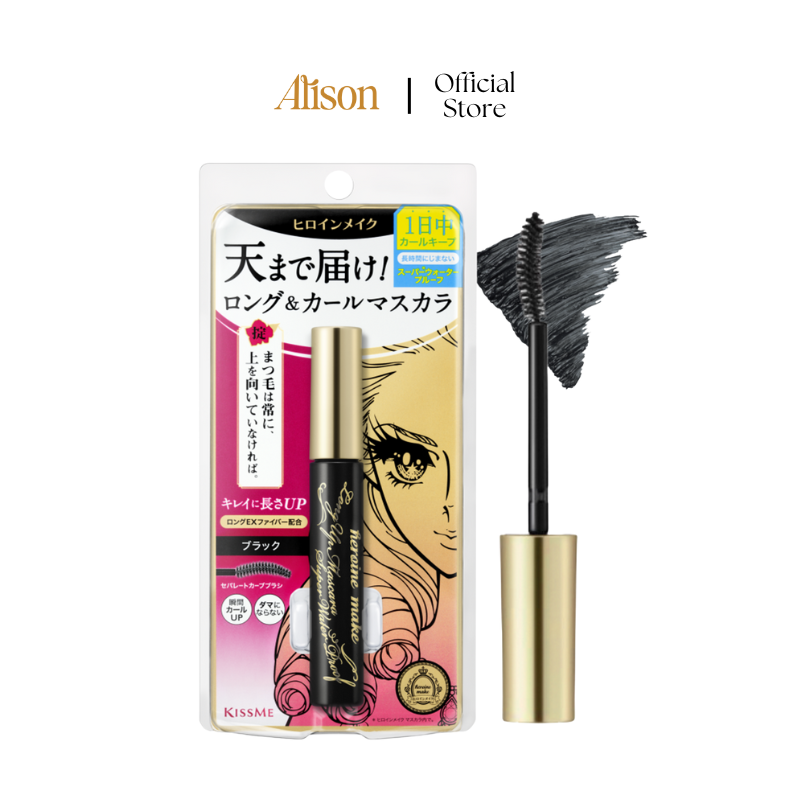 Mascara Làm Dài Mi KISSME Heroine Make Long Up Super Water Proof