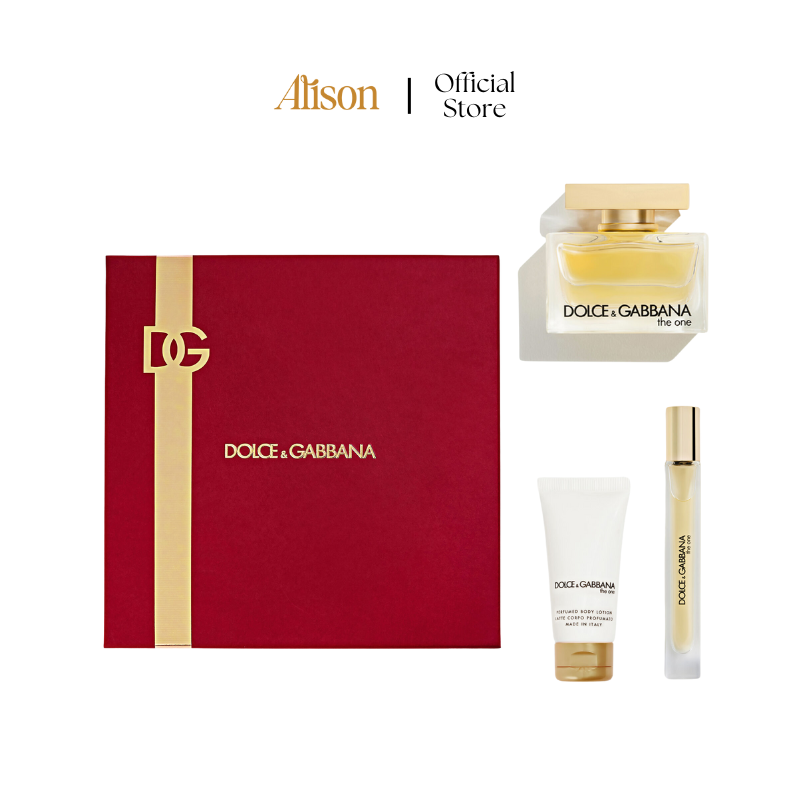 SET D&G The One EDP 75ml + 10ml + Lotion 50ml